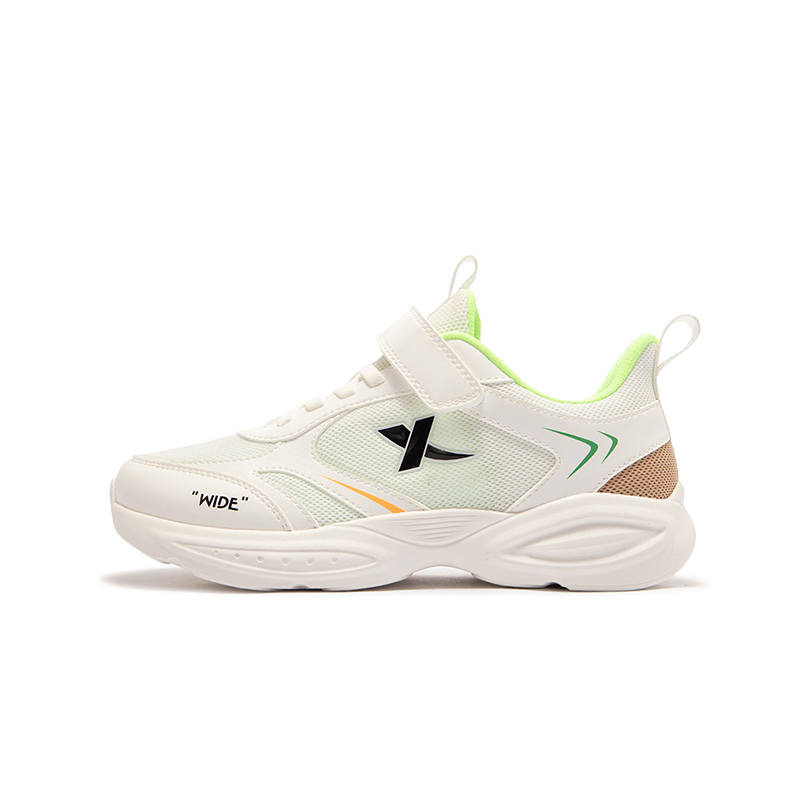 XTEP Slip Resistant Support Low top Running Shoes Sail White Kids'