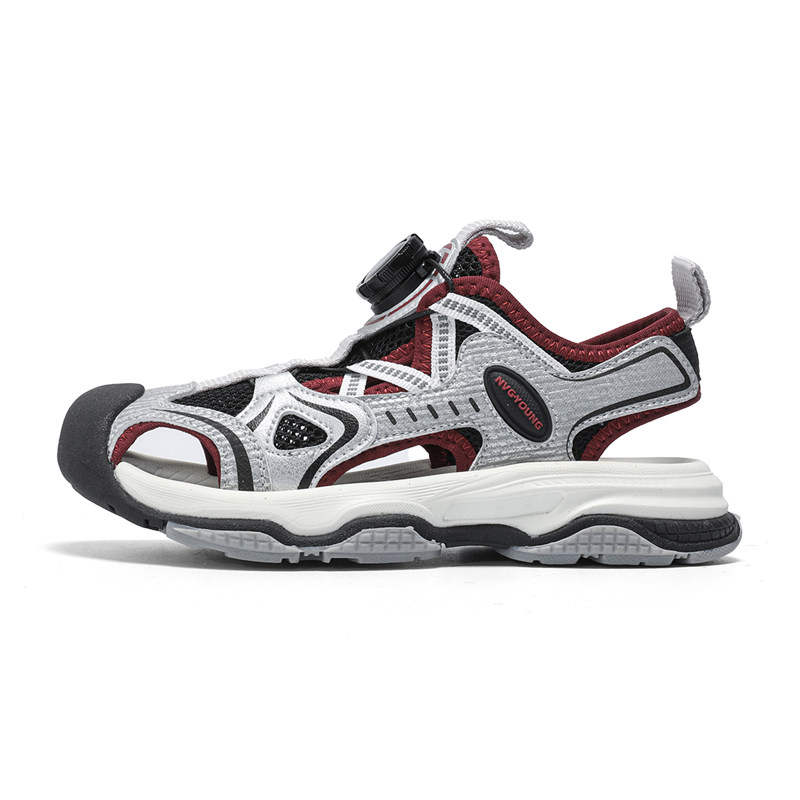 NAVIGARE Breathable Moisture Wicking Breathable Moisture Wicking Low top Children's Sandals Silver Red Kids'