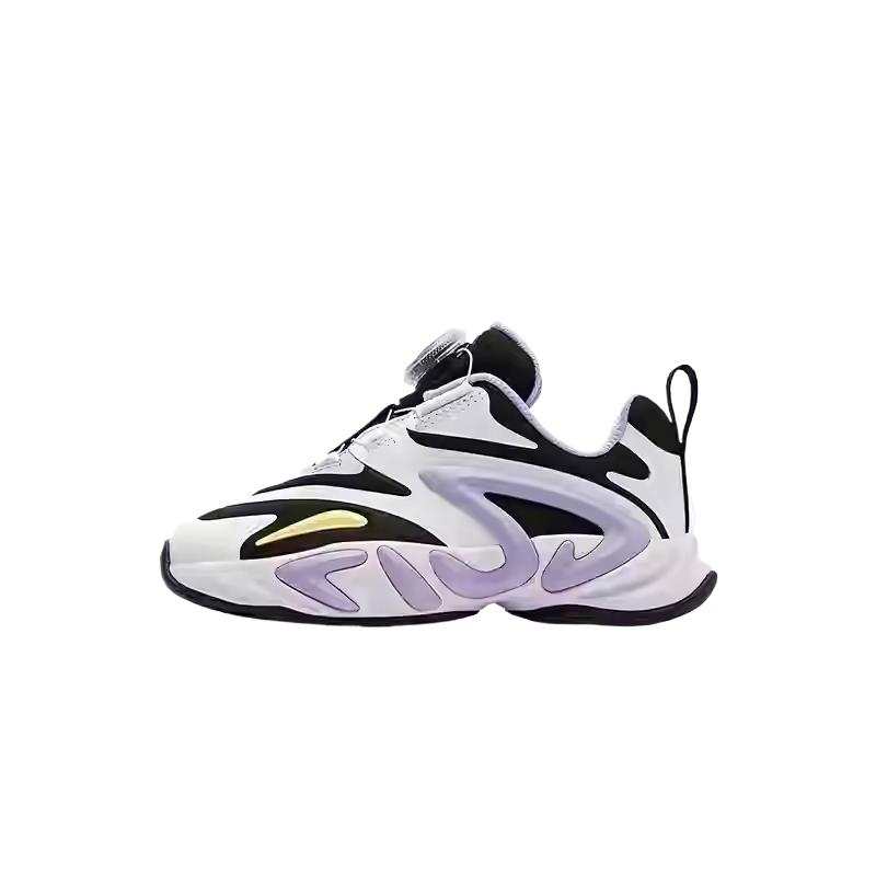 FILA KIDS BOA Slip Resistant Low top Kids Lifestyle Shoes Black/FILA White FBW Children Aged 3 7 Years Old