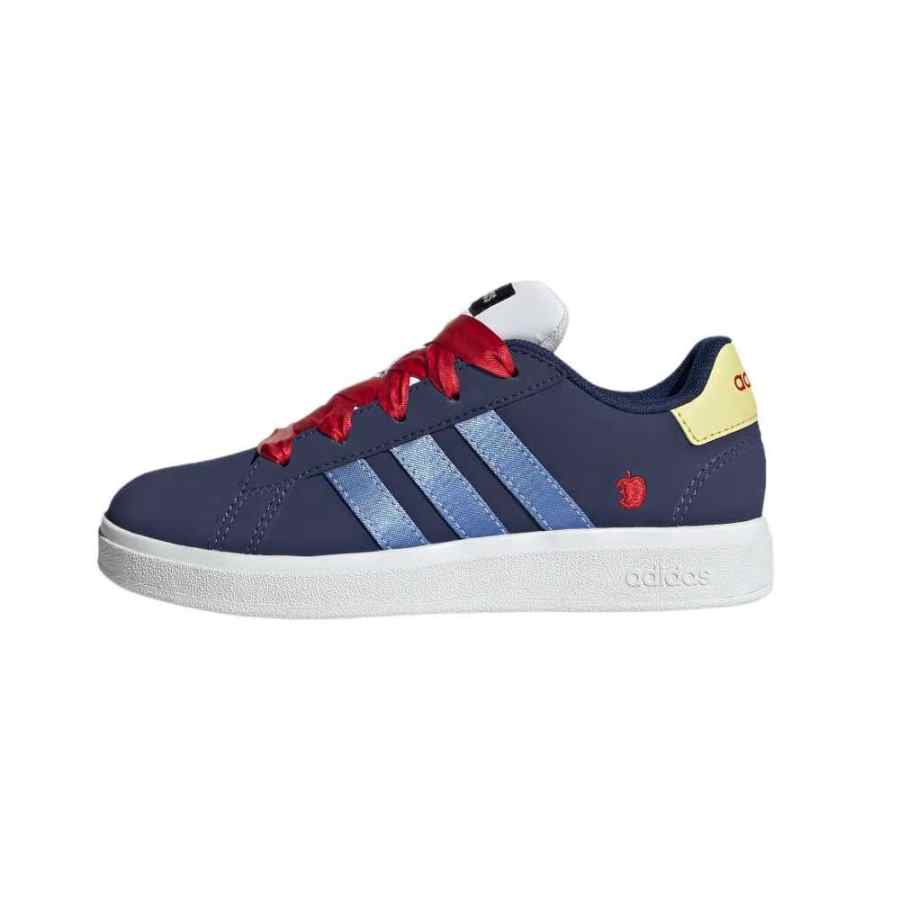 Adidas Disney x Adidas GRAND COURT 00s Fabric Low top Kids' Skateboarding Shoes Dark Blue Kids'