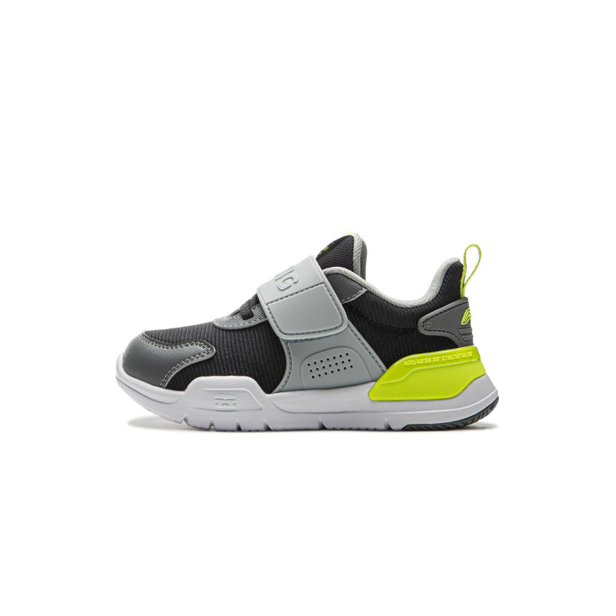 Li-Ning YOUNG Li Ning YOUNG Cushioning Rebound Low top Casual Shoes Black Children Aged 3 7 Years Old