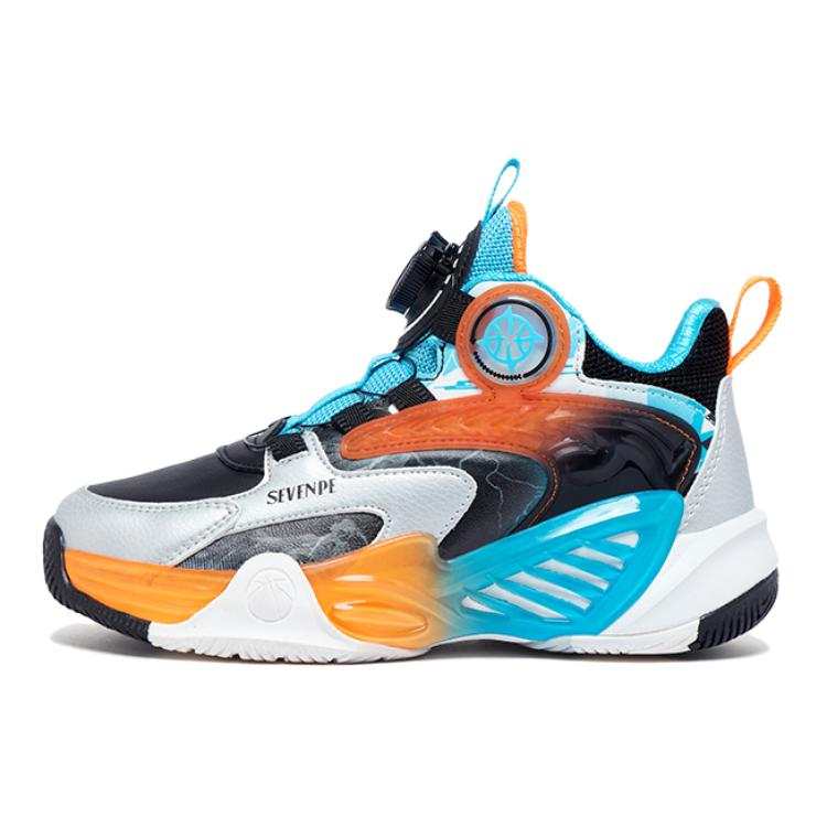7-PE 7 PE Synthetic Leather Low top Children's Basketball Shoes Teenagers