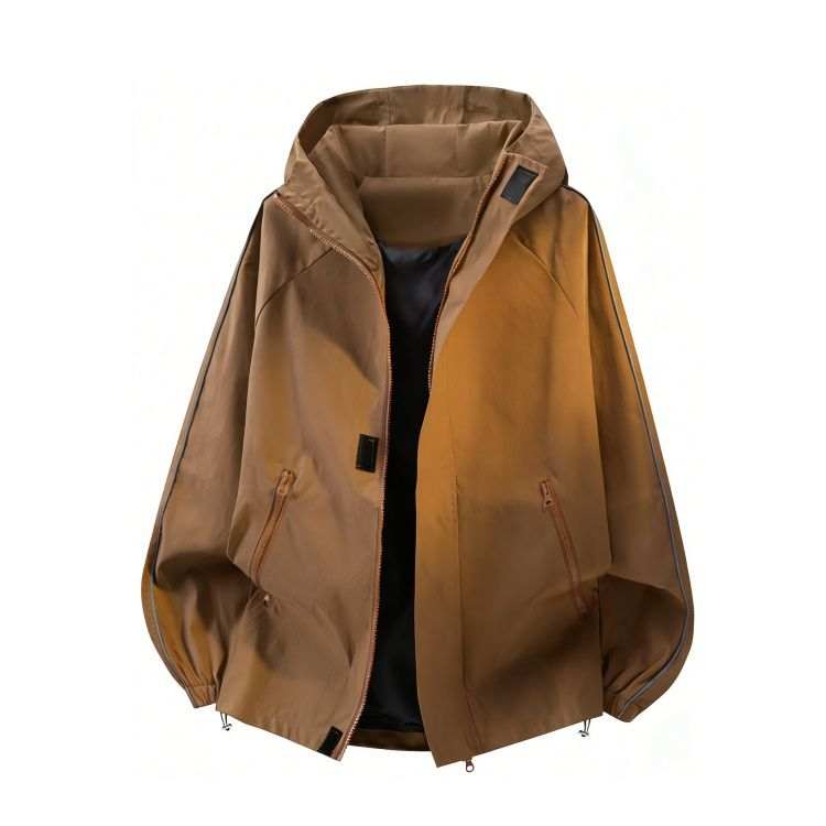 GWAF Jackets Unisex Coffee Hooded Moderate