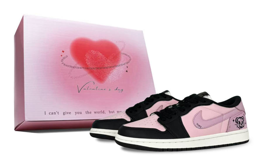 Jordan Jordan Air Jordan 1 Doll Bear Slip Resistant Abrasion Resistant Slip Resistant Abrasion Resistant Low top