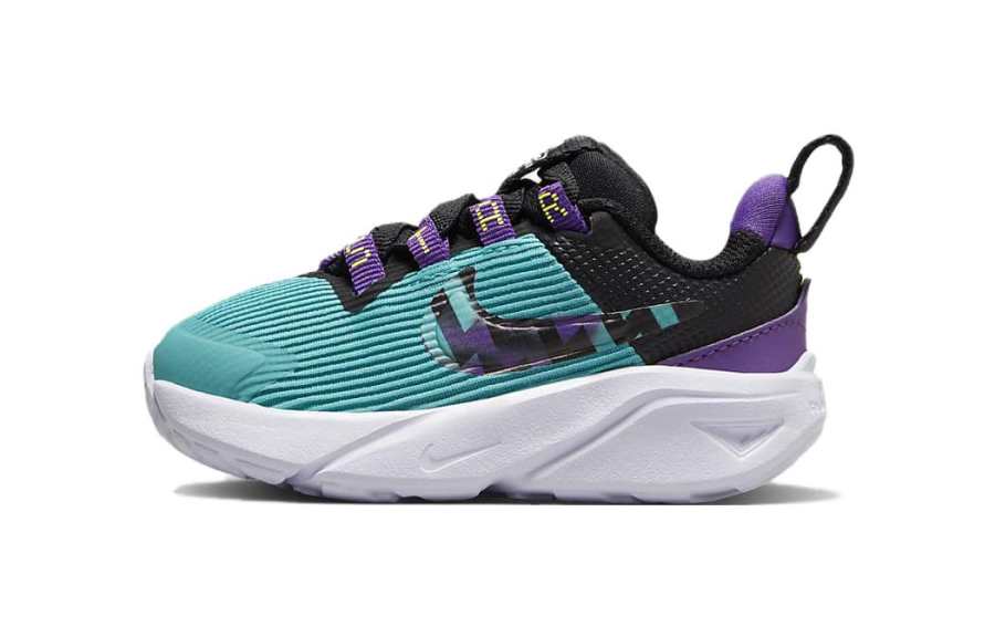 Nike Nike Star Runner 4 Abrasion Resistant Abrasion Resistant Low top Toddler Shoes Blue Purple Infant And Toddler