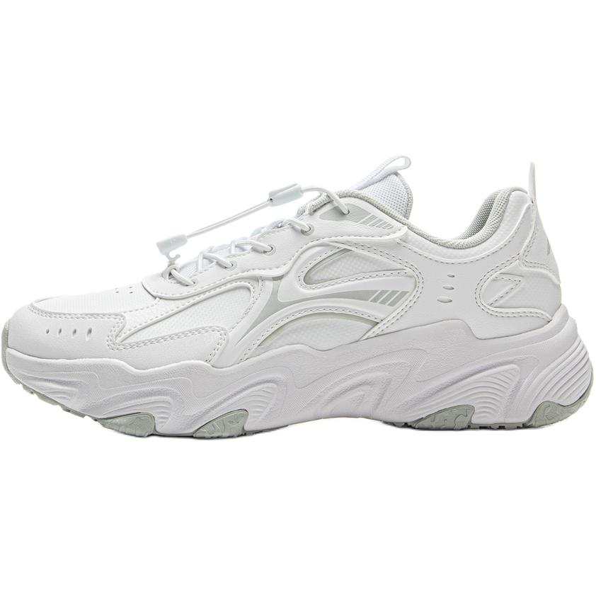 Li-Ning YOUNG Li Ning YOUNG Sports Life Collection Fashion Trend Low top Casual Shoes White Unisex