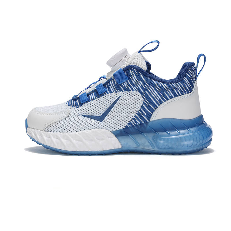 Pony Cushioning Breathable Cushioning Breathable Low top Kids' Running Shoes White Blue Kids'