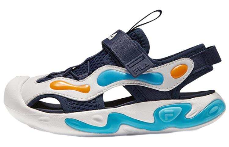 FILA KIDS Cushioning, Wear Resistant Children's Sandals Blue White Children Aged 3 7 Years Old