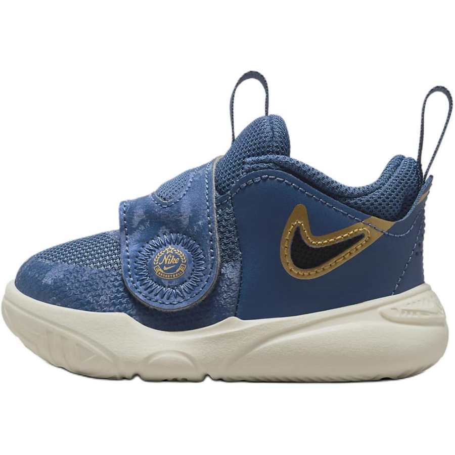Nike Nike Team Hustle D 11 Fashion Slip Resistant Abrasion Resistant Low top Toddler Shoes Blue Infant And Toddler