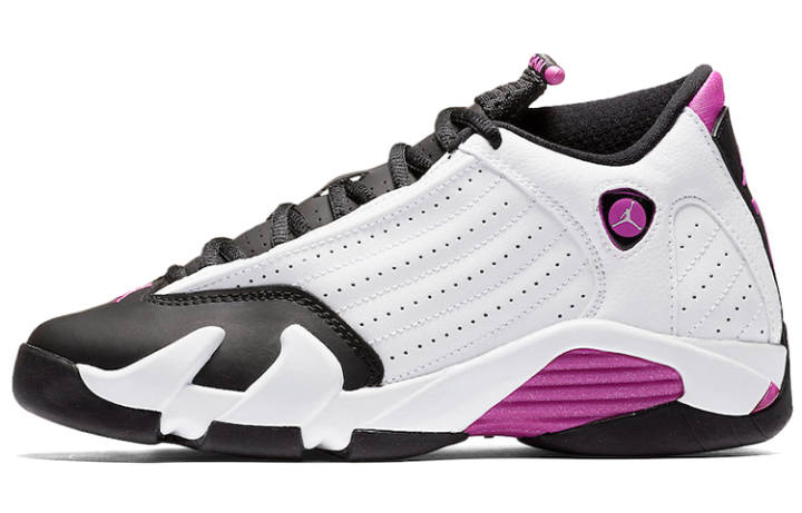 Jordan Jordan 14 Retro Fuchsia Flash Black Toe GS