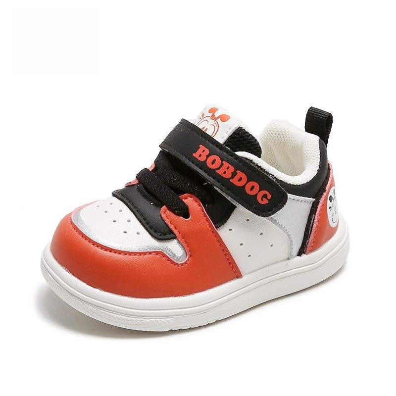BOBDOG Synthetic Leather Comfortable Waterproof Low top Toddler Shoes Infant And Toddler