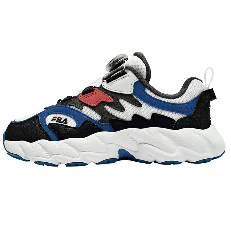 FILA KIDS Fern Sneakers Slip Resistant, Abrasion Resistant, Rebound Low top Kids' Running Shoes FILA White/Black Kids'