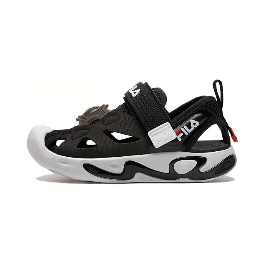 FILA KIDS Comfortable Children's Sandals Black Children Aged 3 7 Years Old