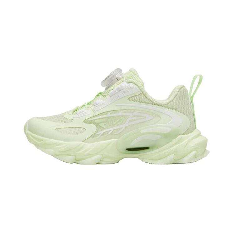 FILA KIDS Slip Resistant Abrasion Resistant Kids Lifestyle Shoes Green White Children Aged 3 7 Years Old