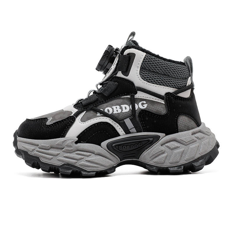 BOBDOG Fleece Lined Comfortable Versatile Sports Slip Resistant Thermal Slip Resistant Thermal Kids Lifestyle Shoes