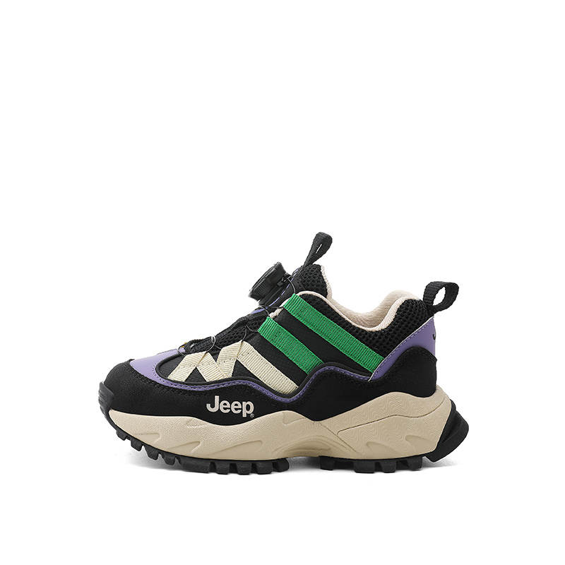 Jeep Low top Kids' Running Shoes Black Purple Kids'