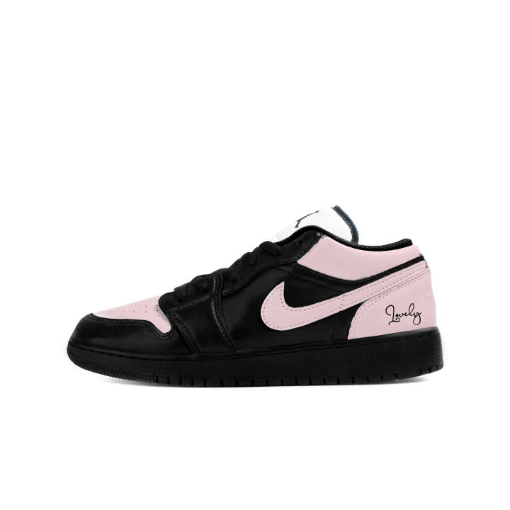 Jordan Jordan Air Jordan 1 Love Street Leather Slip Resistant Cushioning Abrasion Resistant