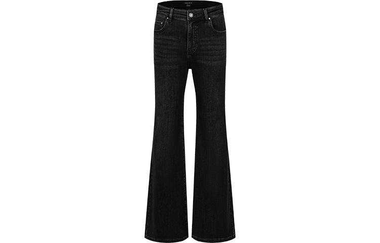 URBAN REVIVO Jeans Women's Black Moderate Bootcut