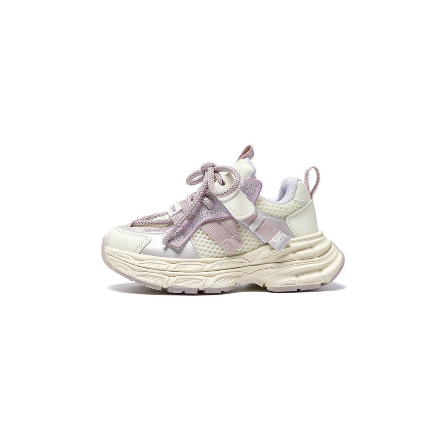 MQD Synthetic Leather, Textile Abrasion Resistant, Breathable, Slip Resistant Cushioning Low top Kids Lifestyle Shoes