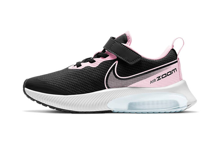 Nike Nike Air Zoom Arcadia Slip Resistant Cushioning Abrasion Resistant Breathable Low top Kids Lifestyle Shoes Black Pink