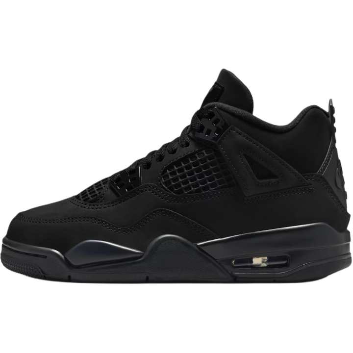 Jordan Jordan Air Jordan 4 Mid top Basketball Shoes Black Unisex