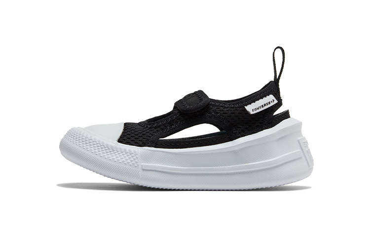 Converse Abrasion Resistant Low top Sandal Black White Infant And Toddler