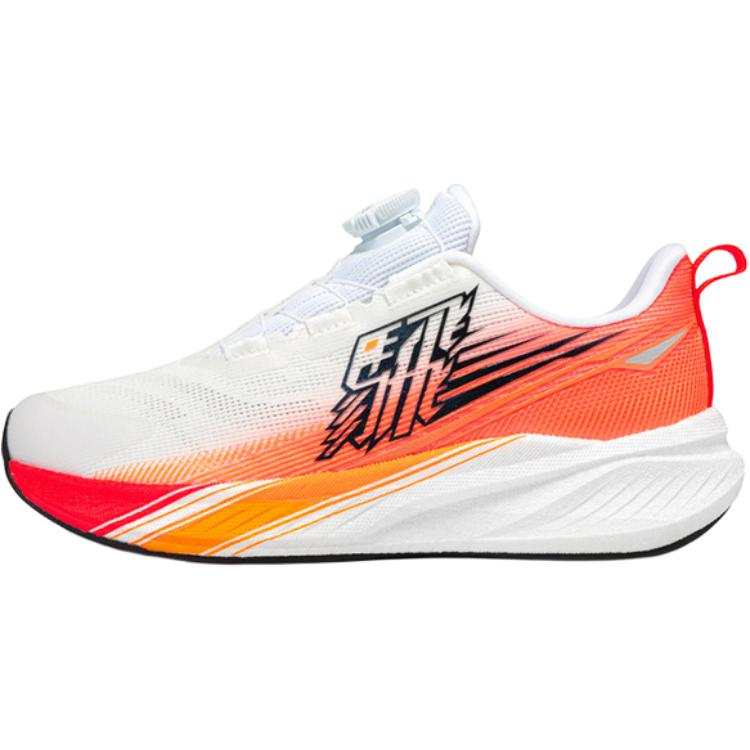 XTEP Low top Running Shoes White Red Orange Teenagers