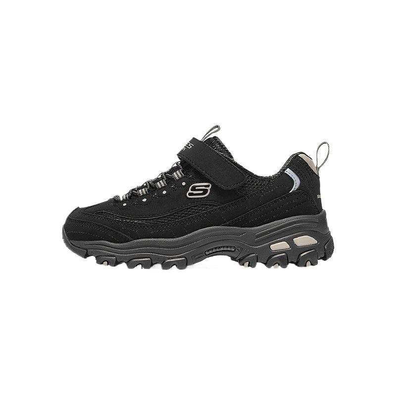 Skechers Kids Slip Resistant Slip Resistant Low top Kids Lifestyle Shoes Black Silver Kids'