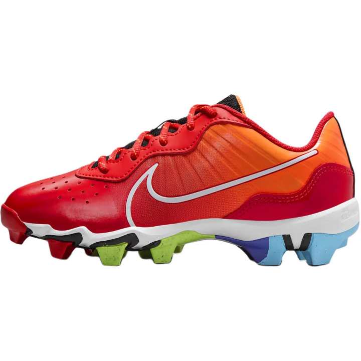 Nike Nike Alpha Huarache 4 Slip Resistant Abrasion Resistant Low top Kids' Training Shoes Dark Red Kids'