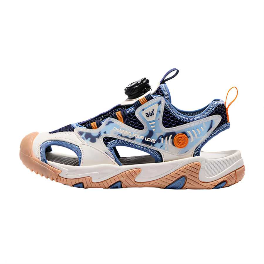 361°KIDS Synthetic Leather Low top Sandal Blue White Kids'