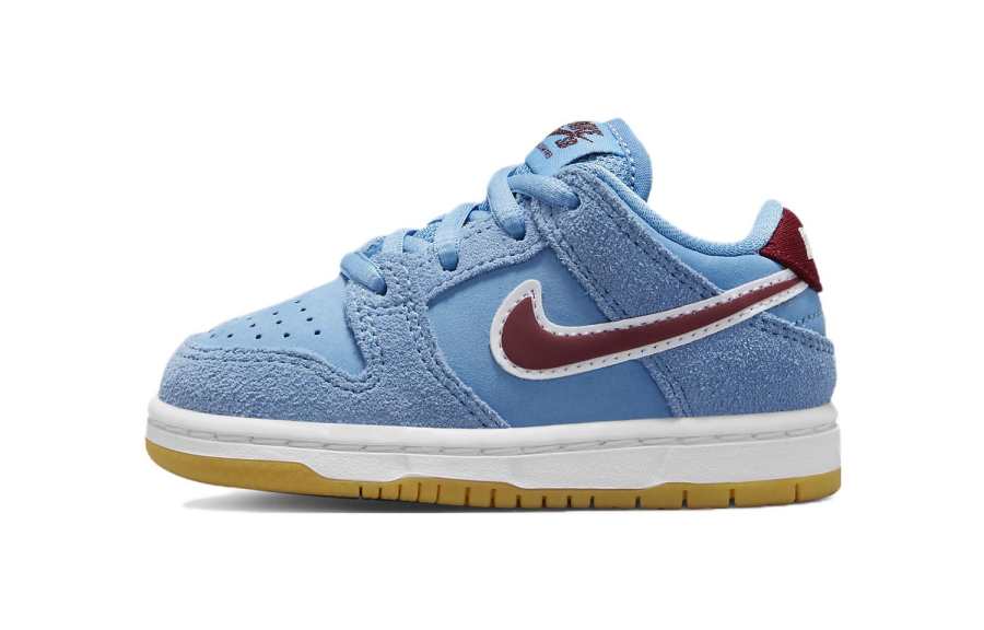 Nike Nike Dunk SB Slip Resistant Anti Kick Slip Resistant Anti Kick Low top Toddler Shoes Blue Infant And Toddler