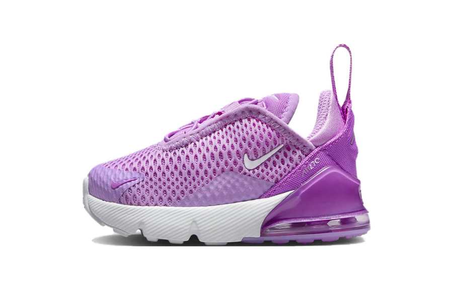 Nike Nike Air Max 270 Cushioning, Wear Resistant Low top Toddler Shoes Purple Infant And Toddler