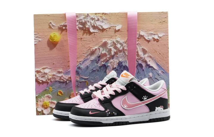 Nike Nike Dunk Leather Cushioning Abrasion Resistant Slip Resistant Cushioning Abrasion Resistant Slip Resistant Low top