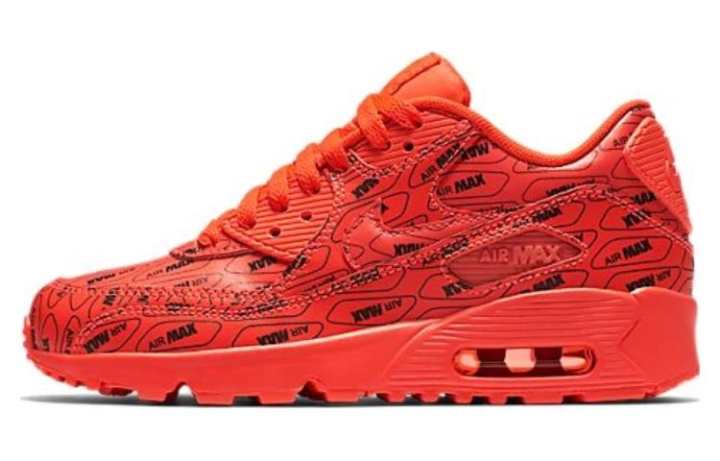 Nike Nike Air Max 90 All-Over Print Bright Crimson GS