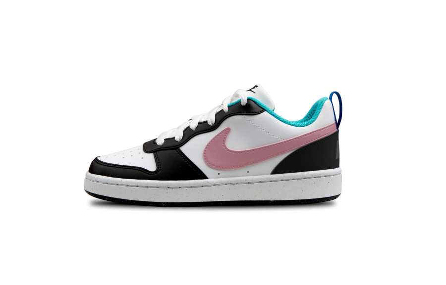 Nike Nike Court Borough Synthetic Leather Cushioning, Wear Resistant Low top Kids' Skateboarding Shoes Peach Teenagers