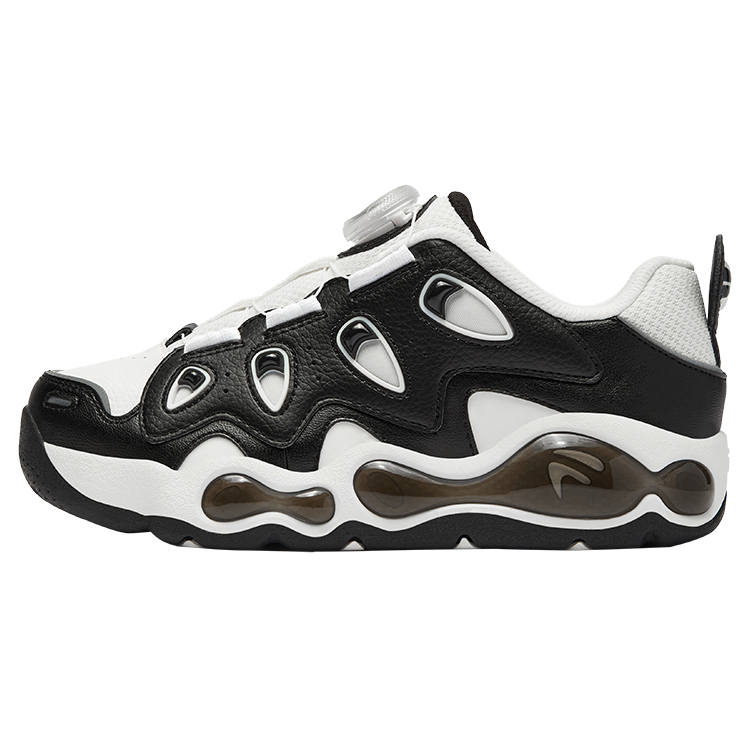 FILA KIDS Cracked Shoes Slip Resistant Rebound Breathable Abrasion Resistant Low top Feile Kids' Basketball Shoes