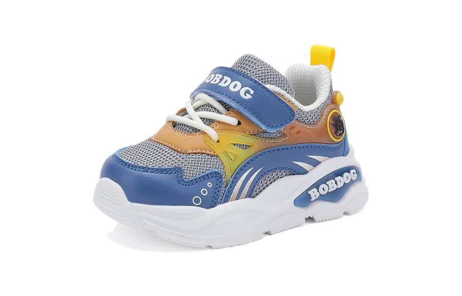 BOBDOG Anti Kick Cushioning Anti Kick Cushioning Low top Toddler Shoes Infant And Toddler
