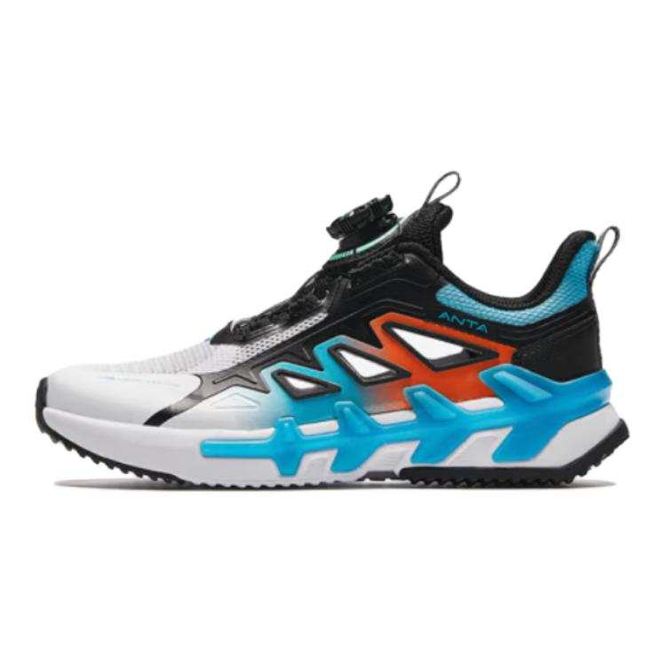 Antakids Sandal Black White Blue Teenagers