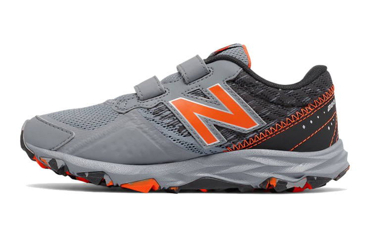 New Balance New Balance NB 690 Athleisure Cushioning, Wear Resistant Low top Kids' Running Shoes Gray Black Orange Multicolor Kids'