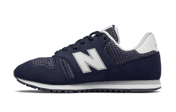 New Balance New Balance NB 373 Trendy Cushioning Abrasion Resistant Breathable Low top Kids Lifestyle Shoes Dark Blue Kids'