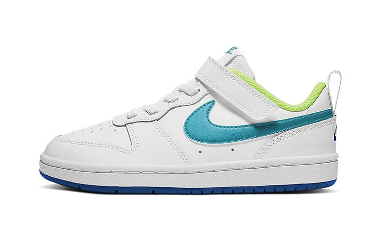 Nike Nike Low 2 Abrasion Resistant Balance Low top Kids' Skateboarding Shoes Blue White Children Aged 3 7 Years Old