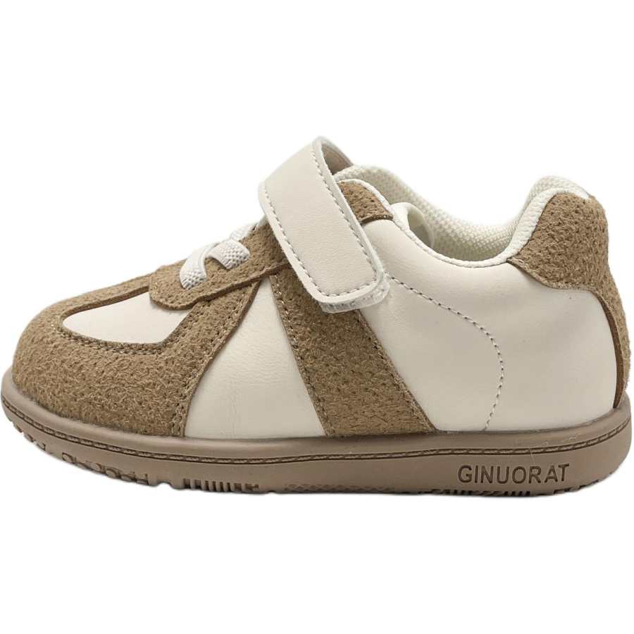 QINUOSHU German Army Trainers PU Polyurethane Soft And Comfortable Slip Resistant Low top Toddler Shoes
