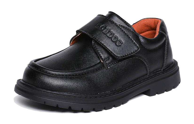 BOBDOG Synthetic Leather Low top Kids' Leather Shoes Black Kids'