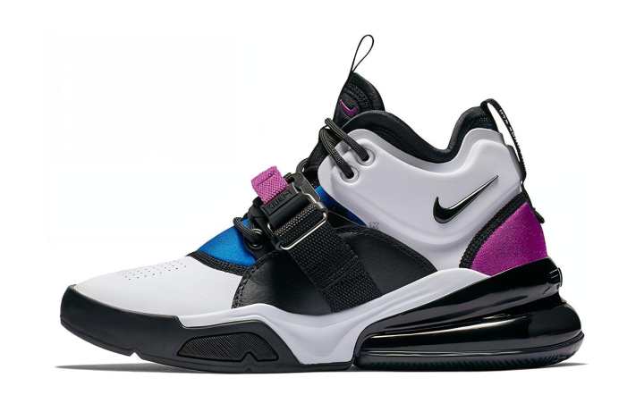 Nike Nike Air Force 270 White Black Lyon Blue GS