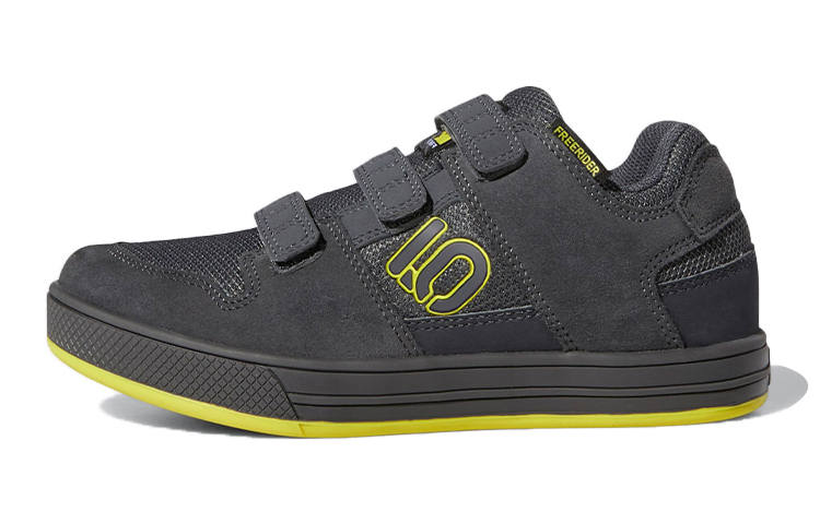 Adidas Adidas Five Ten Freerider Hook And Loop Mountain Bike J Low top Kids' Skateboarding Shoes Gray Teenagers