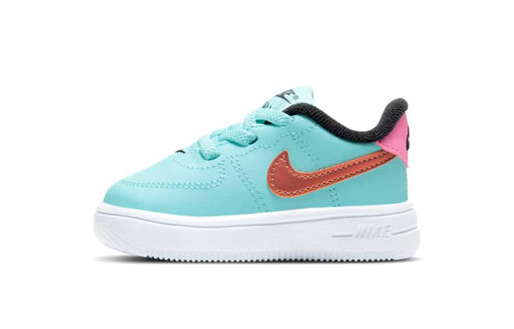 Nike Nike Air Force 1 '18 Low top Toddler Shoes Blue Orange Pink Infant And Toddler