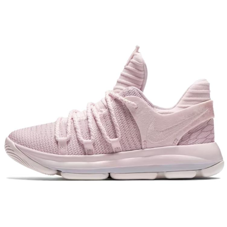 Nike Nike KD 10 Abrasion Resistant Low top Kids Lifestyle Shoes Pink Children Aged 3 7 Years Old