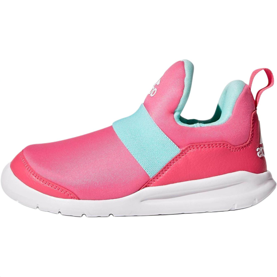 Adidas Adidas Rapidazen C Comfortable Slip Resistant Abrasion Resistant Low top Kids Lifestyle Shoes Pink