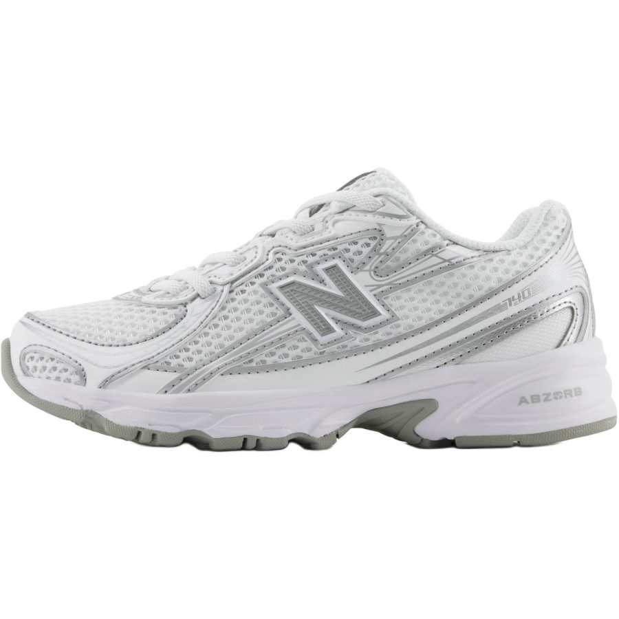 New Balance New Balance NB 740 Abrasion Resistant Low top Running Shoes White/Silver Gray Kids'