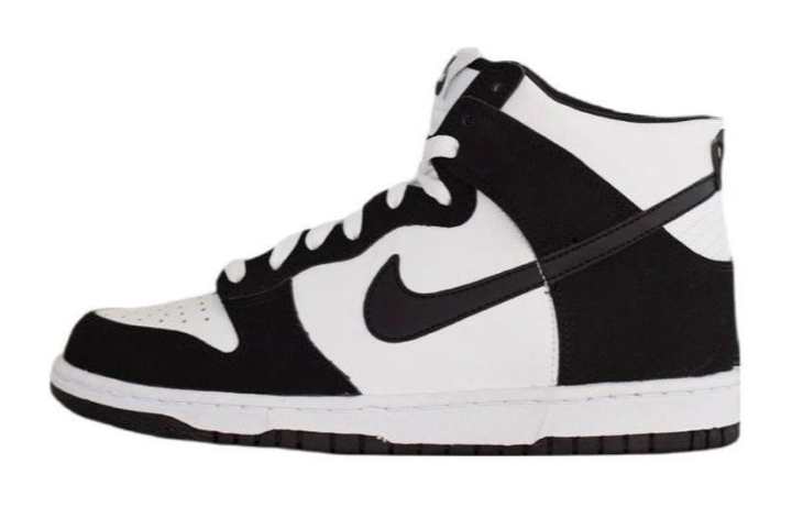 Nike Nike Dunk High top Skateboard Shoes Black White Unisex